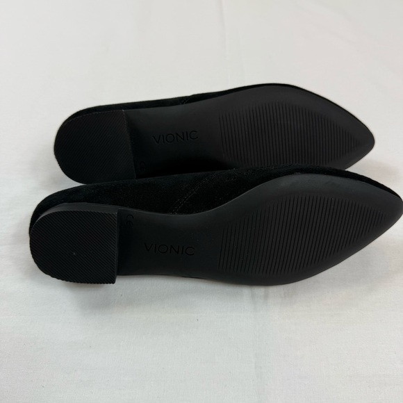 Vionic Buttery Soft Suede Posey Women's Black Flats size 6 - Picture 6 of 9